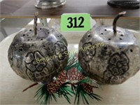 GROUP OF 2 STERLING SILVER SALT AND PEPPER SHAKERS