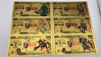 Zelda Collectible Gold Bills