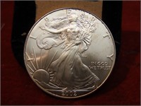 1-ounce silver .999 eagle round. 2002
