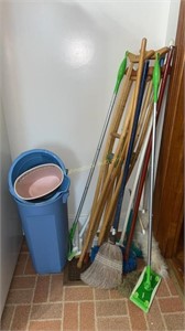 Brooms, Swiffers, Mops, Buckets, more