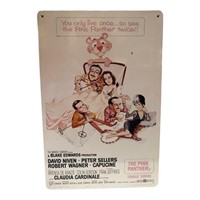 Pink Panther Movie poster tin, 8x12, come in