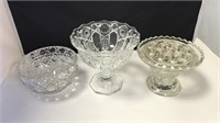 Set Of Vintage Glass Pieces