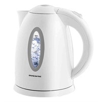 7-Cup Electric Kettle  Auto Shut-Off  White