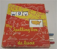Vintage Children's Spelling Game 10.5"x8.5"