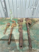 Antique Adj wrench set
