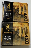 40 QTY BROWNING 40 S&W 180GR X-POINT AMMO