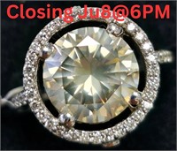 $58245 14K  5.24G Natural Diamond 4.46Ct Ring