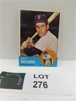 1963 TOPPS EDDIE BRESSOUD MLB BASEBALL CARD