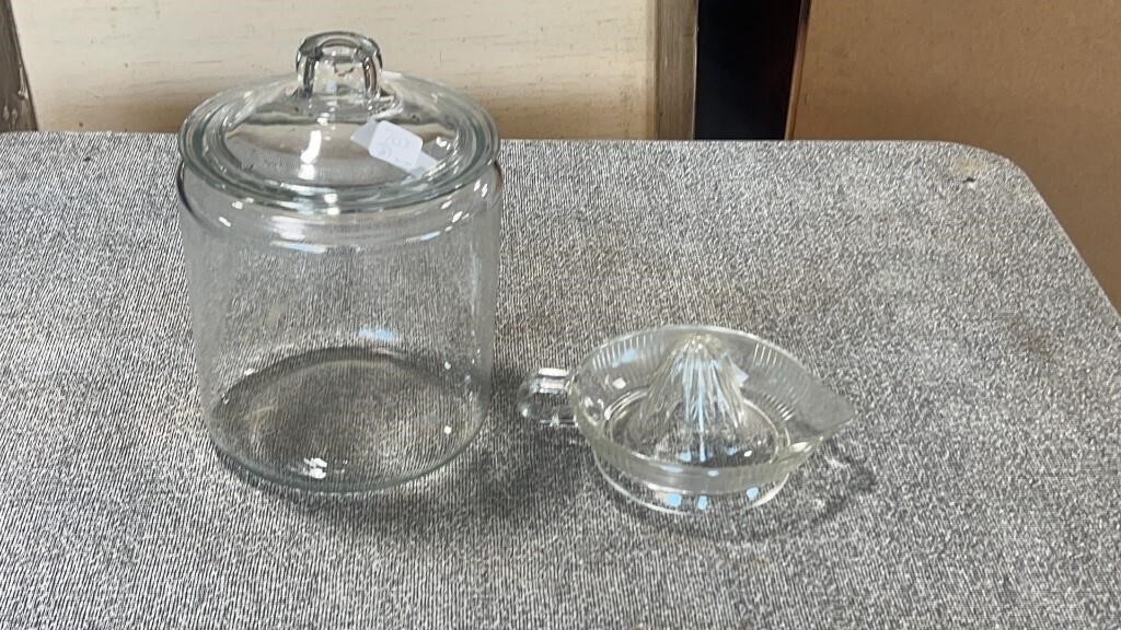 Glass Jar and Reamer