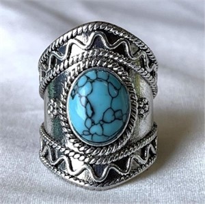 Southwest Style Turquoise Ring