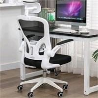 ALEAVIC Ergonomic Office Chair, White/Black