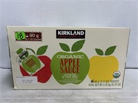Kirkland organic apple sauce 18 pouches best by