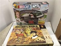 NASCAR Racing Set & History of the World Game