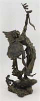 * Statuette Bronze "War Cry" by Jim Ponter -