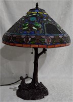 Tiffany Style Leaded Glass Table Lamp - 781