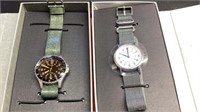 2 Timex Men’s Wrist Watches Archive