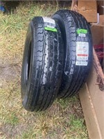 2 Never Used Contender 205/75/R15 Trailer Tires