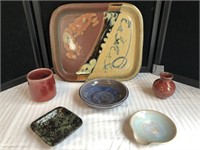 Hand Crafted Pottery Platter and more
