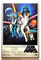 Star Wars Poster Print on Wood Base