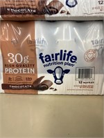 FairLife protein drink 12 bottles