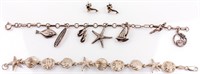 Jewelry Sterling Silver Seashell Bracelets +