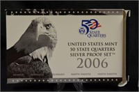 2006 "50 STATE QUARTERS" SILVER PROOF SET