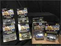 10 Different 1/64 Scale Squad Cars