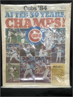 Sept 20,,1984 Chicago Sun Times Cubs Win!