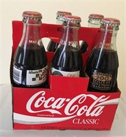 1996 Atlanta Olympic 5 Coke Bottles Unopened