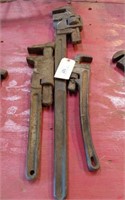 PIPE WRENCHES- 36 INCH PIPE WRENCH, 18 INCH PIPE