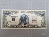 US army banknote