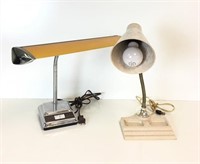 Paid of Gooseneck Desk Lamps