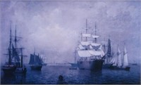 Framed Print, Sailing Vessels