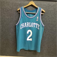 Larry Johnson,Charlotte Champion Jersey,Kids