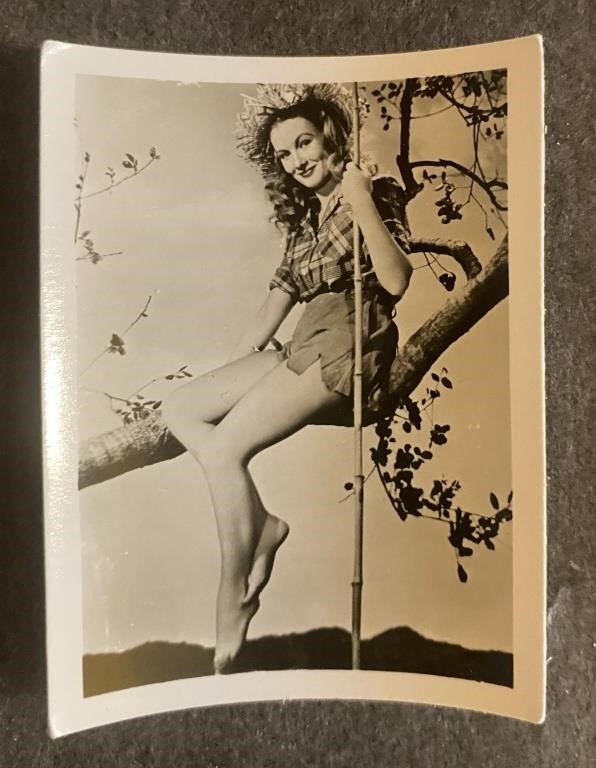 VERONICA LAKE: Antique Tobacco Card (1951)