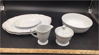 (60) pcs NORITAKE Stoneware "CENTENNIAL White"