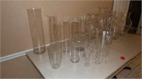Large Lot of Glass Vases