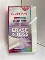 (6x bid) Bright Box 32 Ct Erase & Toss Wipes