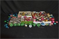 Large Lot of Vintage Christmas Ornament