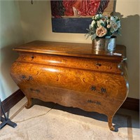 Bombe Marquetry Dresser- As-Is