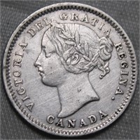 Canada 10 Cents 1896 Obv 6