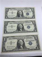 $1.00 SILVER CERTIFICATE - 1957, 1957-A, 1957 B