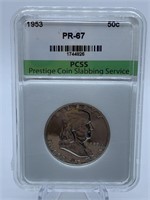 1953 LIBERTY HALF - GRADED PR-67