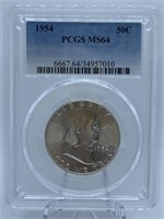 1954- LIBERTY HALF - GRADED MS-64