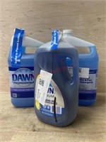 2 gallons Dawn professional & 90 oz dish soap