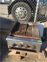 Wells 24" Charbroiler - as is