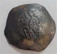 1185-1195 Isaac II Billon Scyphate Ancient Coin