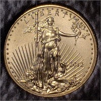 2012 $5 Gold American Eagle - 1/10 oz BU