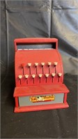 Vintage Tom Thumb Red Metal Toy Cash Register