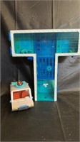 Teen Titan Go Carry Case W/ 2 Figures And T-car